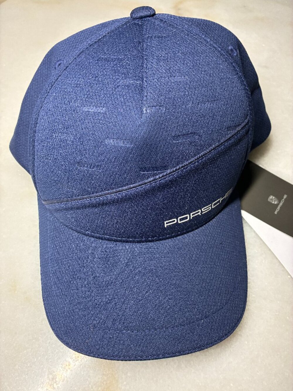 Official Porsche Design Sport Unisex Baseball Cap Navy Blue WAP5400010M0SP